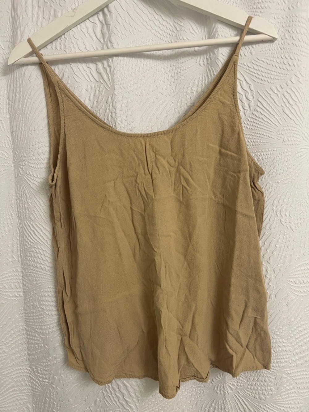 Seed Heritage Beige/Tan Spaghetti Strap Camisole